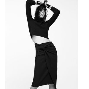Zara Knot pencil skirt